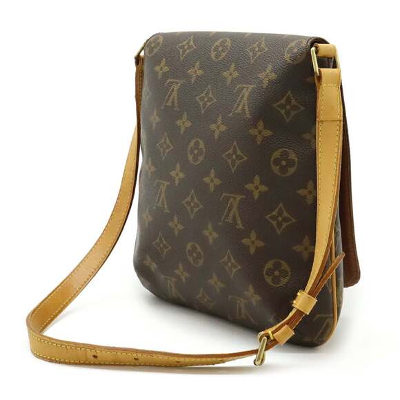 LOUIS VUITTON Black Monogram Shoulder Bag